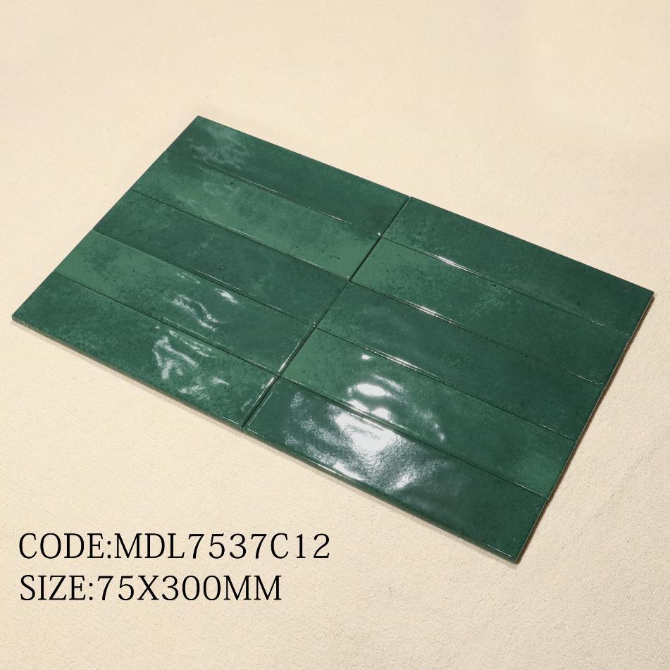 Gạch thẻ Porcelain men bóng KT 75x300mm MDL7537C08 - Daisan Store