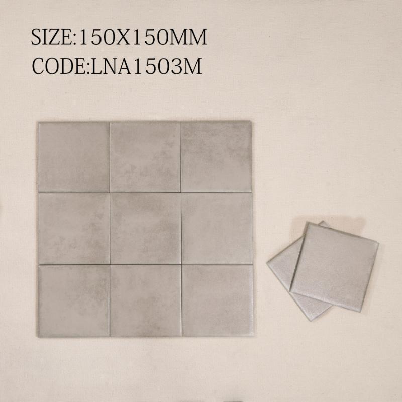 Gạch thẻ Porcelain mờ lượn KT 150x150mm mã LNA1503M - Daisan Store