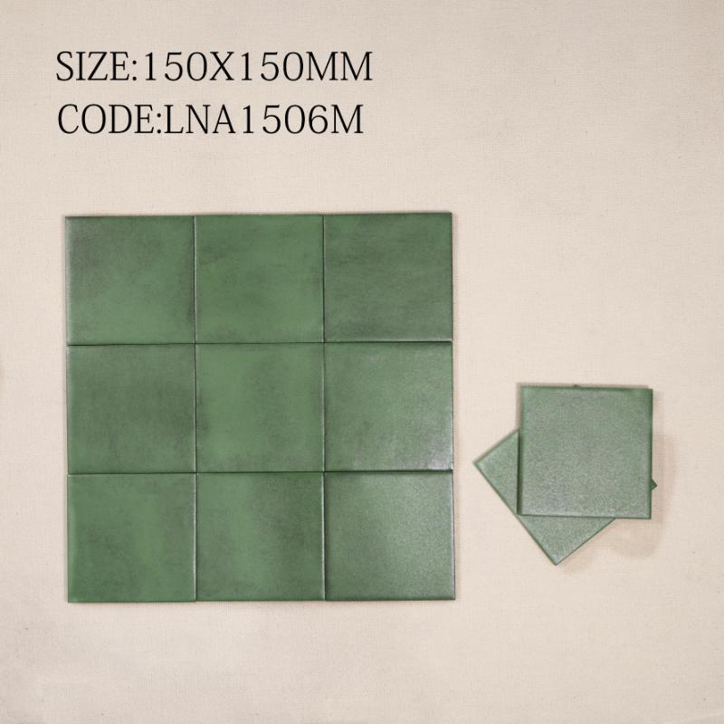 Gạch thẻ Porcelain mờ lượn KT 150x150mm mã LNA1506M - Daisan Store