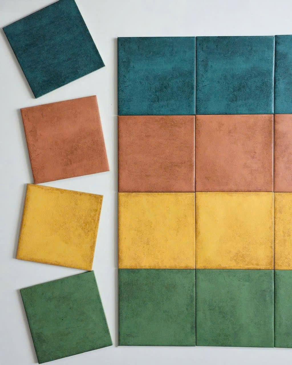 Gạch thẻ Porcelain mờ lượn KT 150x150mm mã LNA1506M - Daisan Store