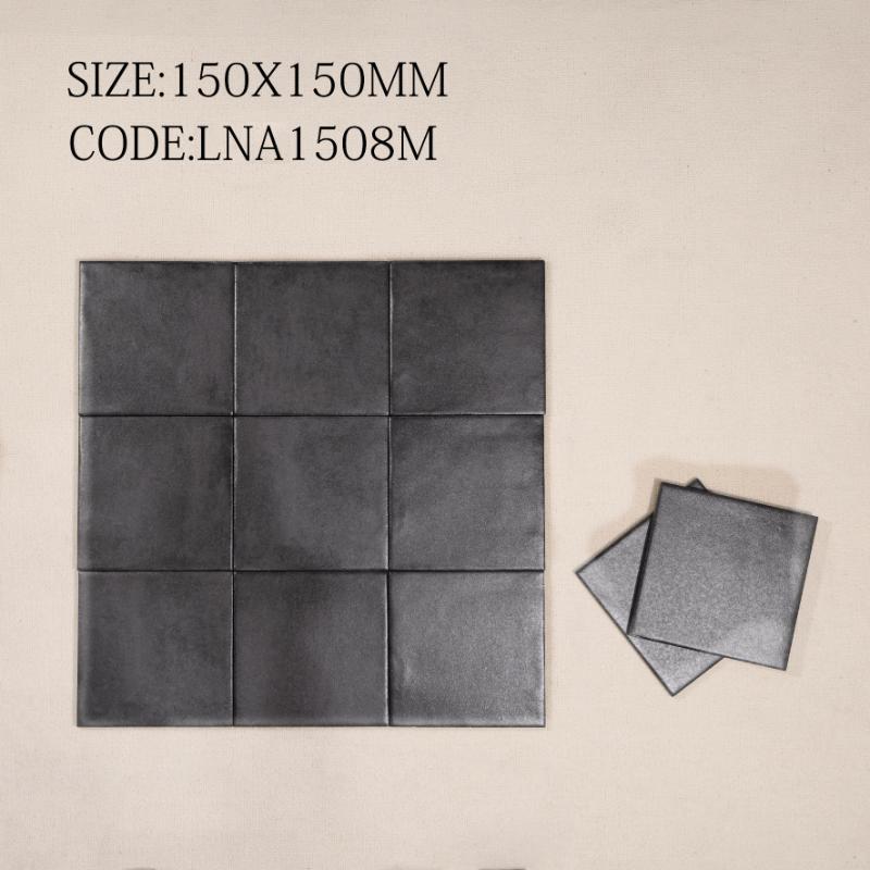 Gạch thẻ Porcelain mờ lượn KT 150x150mm mã LNA1508M - Daisan Store