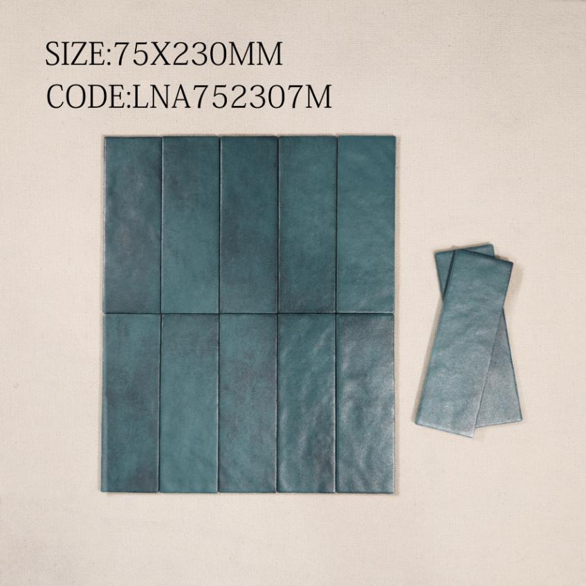 Gạch thẻ Porcelain mờ lượn KT 75x230mm mã LNA752307M - Daisan Store