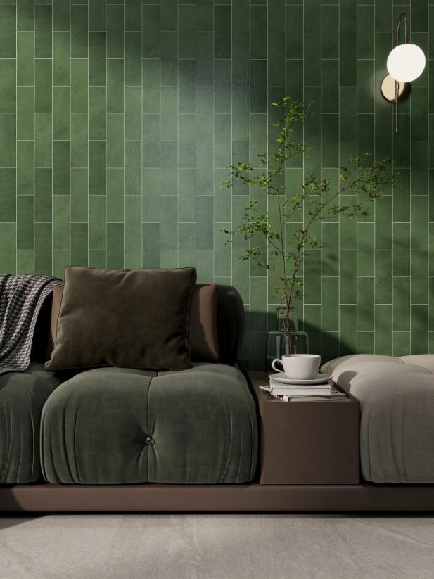 Gạch thẻ Porcelain mờ lượn KT 75x230mm mã LNA752308M - Daisan Store