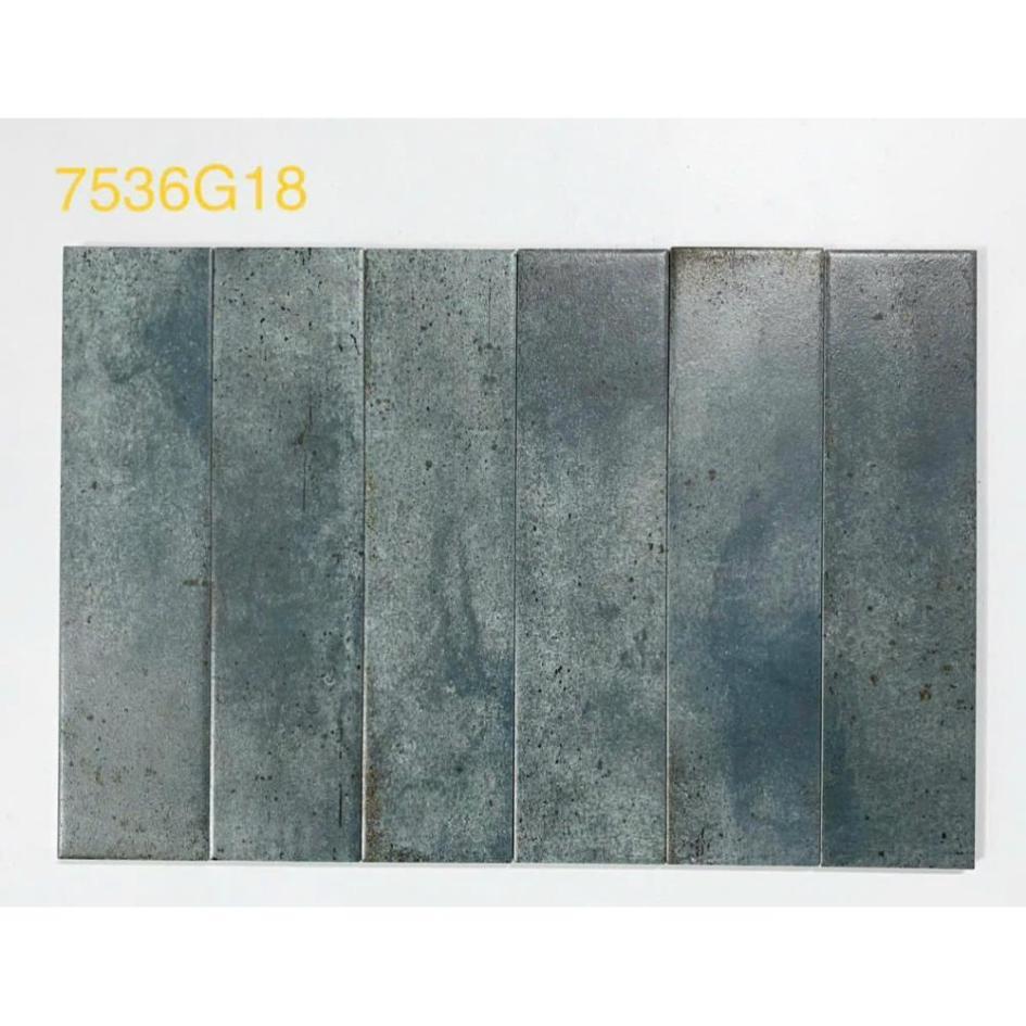 Gạch thẻ Porcelain mờ phẳng KT 75x300 mã MD7536G18 - Daisan Store