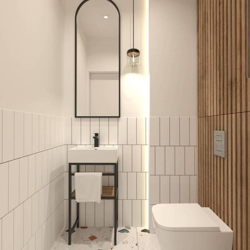 Gạch thẻ trắng bóng phẳng KT 100x300mm STA1300 - Daisan Store