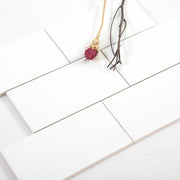 Gạch thẻ trắng phẳng mờ KT 75x150mm mã STA75156 - Daisan Store