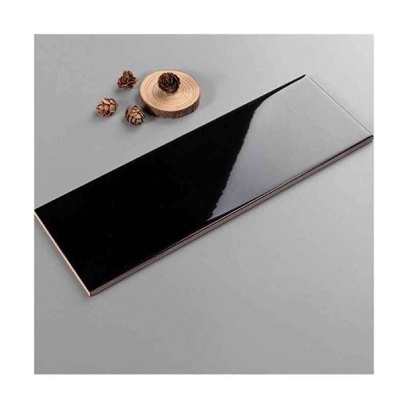 Gạch thẻ trang trí phòng tắm và nhà bếp 100x300mm 10308 màu đen - Daisan Store