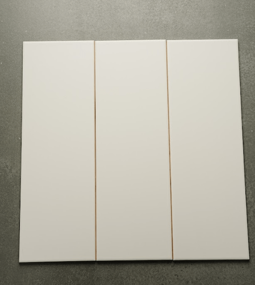 Gạch thẻ trang trí trắng mờ phẳng 150x450mm STA15456 - Daisan Store