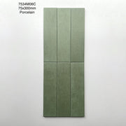 Gạch thẻ Trung Quốc, Cam loang mờ, KT 75x300 mm, MD7534M06C, Hàng Porcelain (1 hộp/ 44 viên/ 0.99m2) - Daisan Store