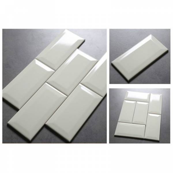 Gạch thẻ vát cạnh xám nhạt bóng 75x150mm M751502X - Daisan Store