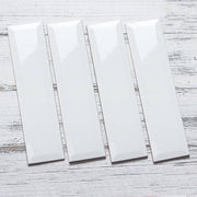 Gạch thẻ Việt Nam KT 100x300mm trắng bóng vát cạnh, mã PSTA1300 - B (loại ưu) - Daisan Store