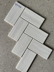 Gạch thẻ Việt Nam, Xám vân tia bóng phẳng, KT 75x150 mm, NI0306P, Loại 1 (1 hộp/ 136 viên/ 1.53m2) - Daisan Store