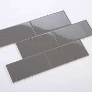 Gạch thẻ xám đậm bóng phẳng 100x200mm M1203 - Daisan Store