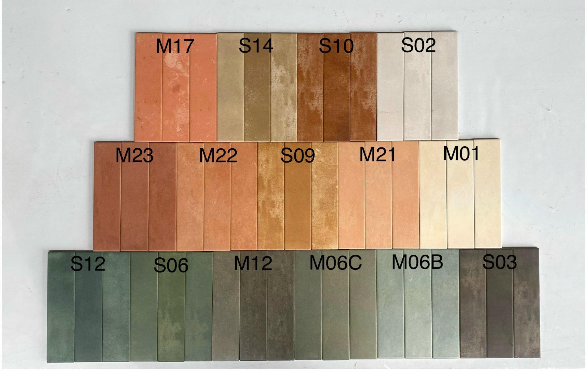 Gạch thẻ Porcelain mờ phẳng KT 75x300 mã MD7534M22
