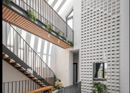 Gạch thông bánh ú gió xi măng  MT-GTG00021