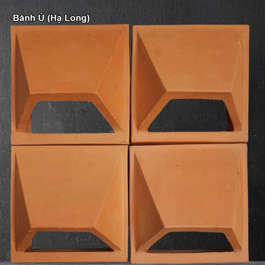 Gạch Thông Gió 20x20 Gốm Đỏ Bánh Ú (Hạ Long) - Daisan Store