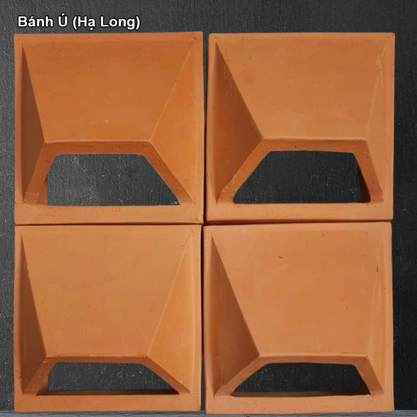 Gạch Thông Gió 20x20 Gốm Đỏ Bánh Ú (Hạ Long) - Daisan Store