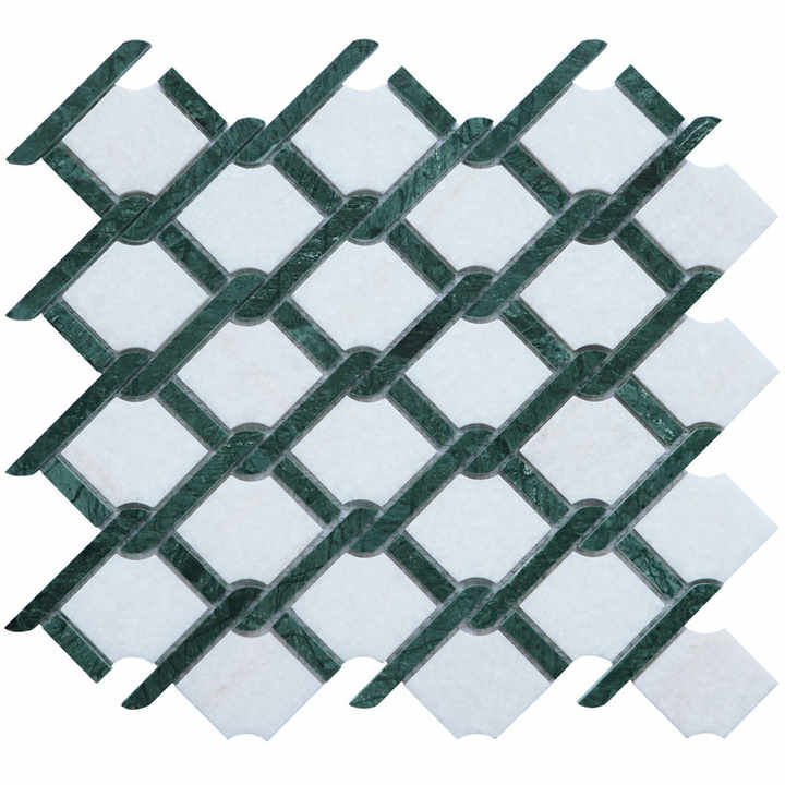 Gạch trang trí tường phòng tắm màu xanh lá cây, nhà máy Phật Sơn - Daisan Store