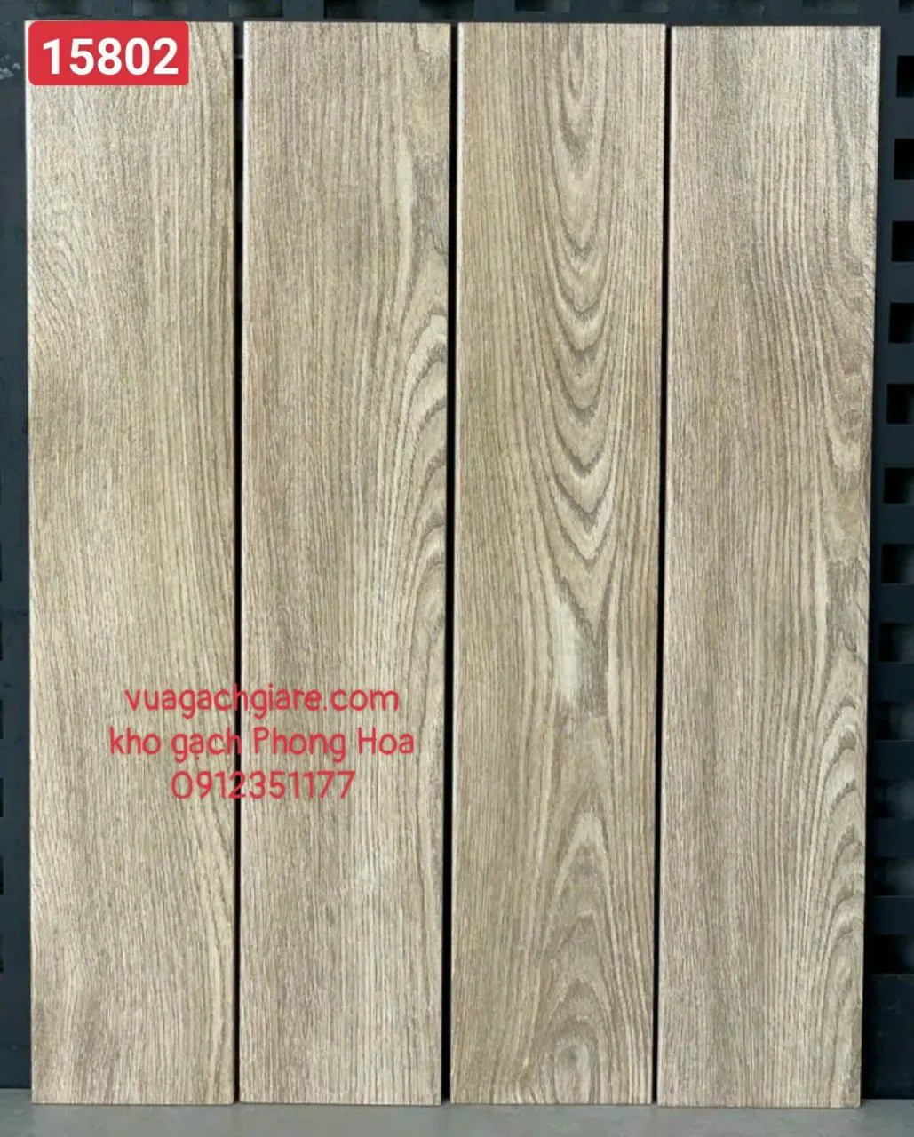 Gạch Vân Gỗ 15x80 Cerato nâu đất CR15802 - Daisan Store