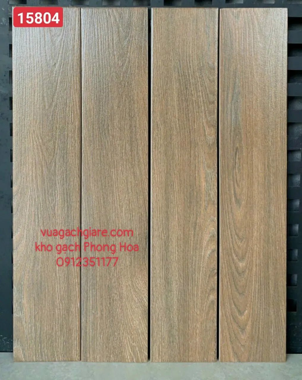 Gạch Vân Gỗ 15x80 Cerato nâu đất CR15804 - Daisan Store