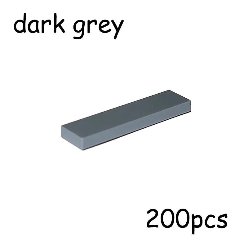 Gạch Xếp Hình Trẻ Em - 200 Miếng Sáng Tạo 1x4 MOC - Daisan Store