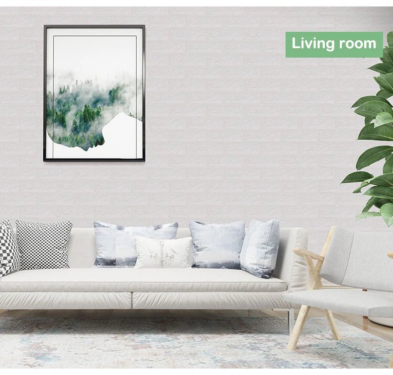 Gạch Xốp 3D Chống Nước - Trang Trí Tường Retro - Daisan Store