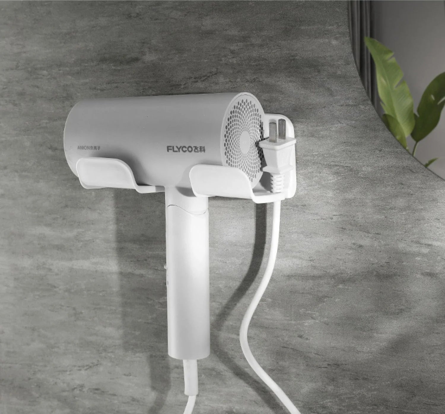 Giá Đỡ Máy Sấy & Máy Duỗi Tóc Treo Tường Nhà Tắm - Daisan Store