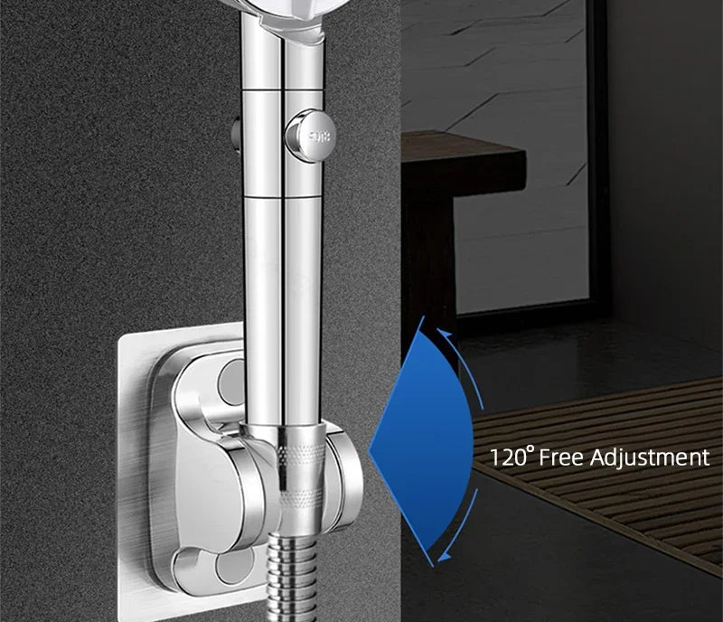 Giá Đỡ Vòi Sen Không Khoan Xoay Ổn Định Tường Tắm - Daisan Store