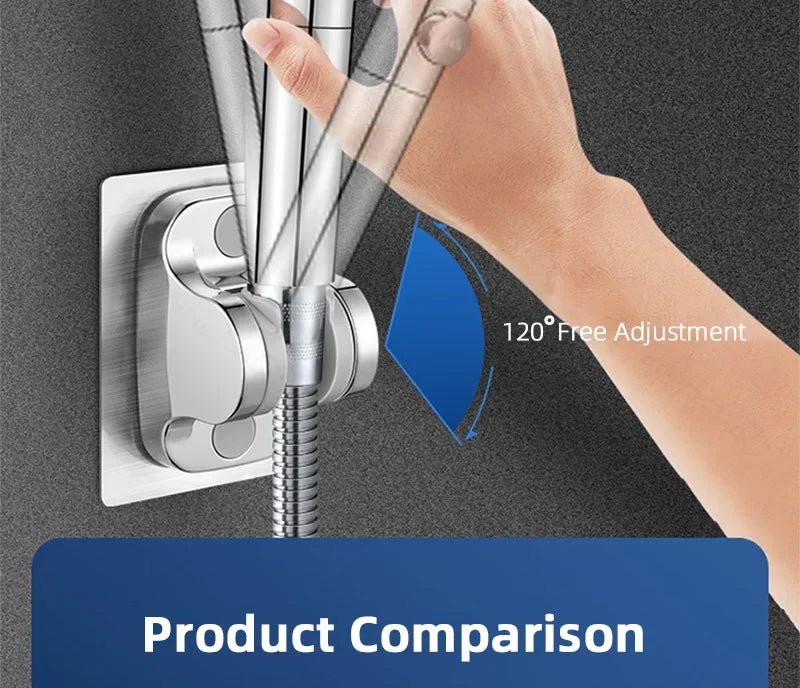 Giá Đỡ Vòi Sen Không Khoan Xoay Ổn Định Tường Tắm - Daisan Store