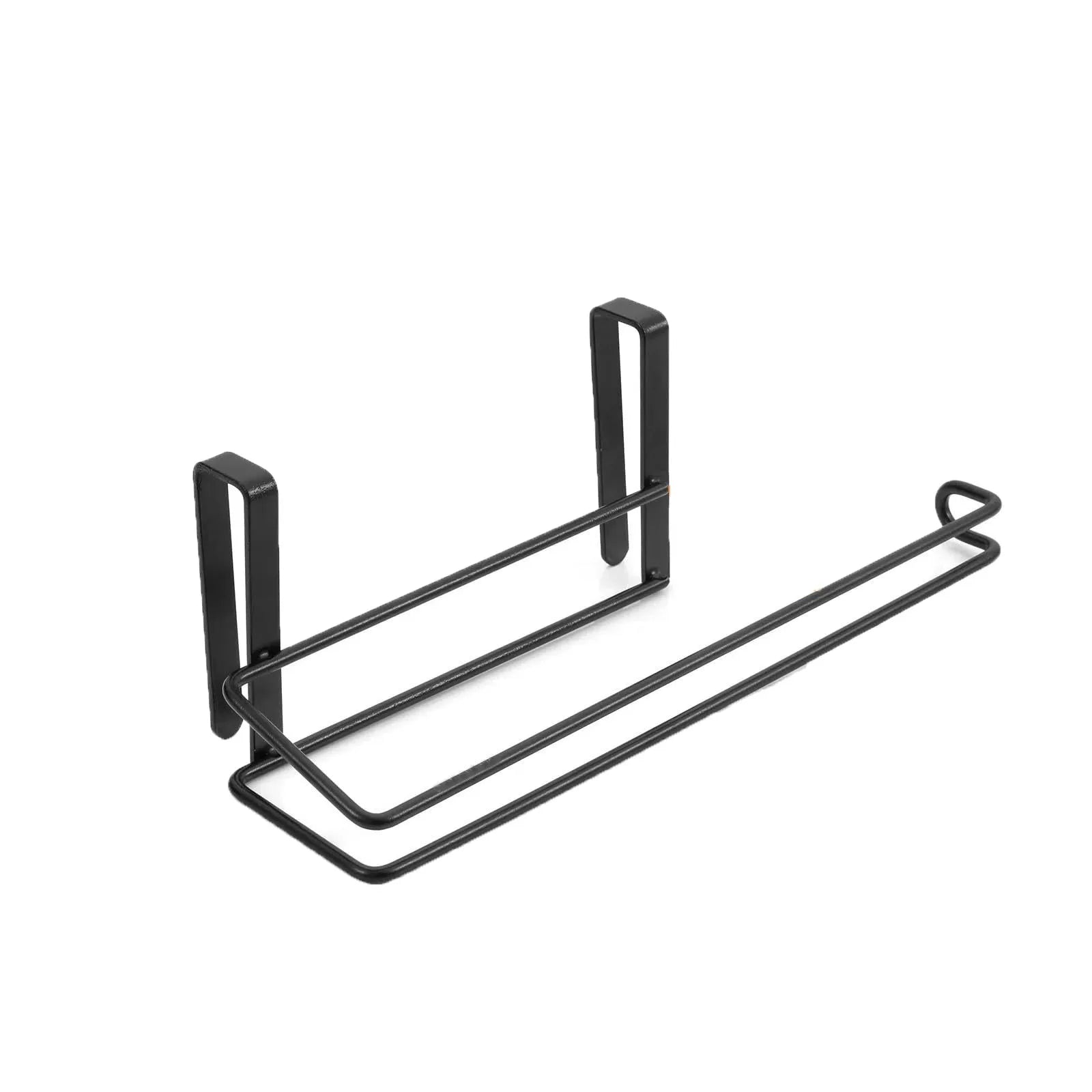 Giá Treo Khăn Giấy Tủ Bếp Đen Không Cần Khoan Lắp - Daisan Store