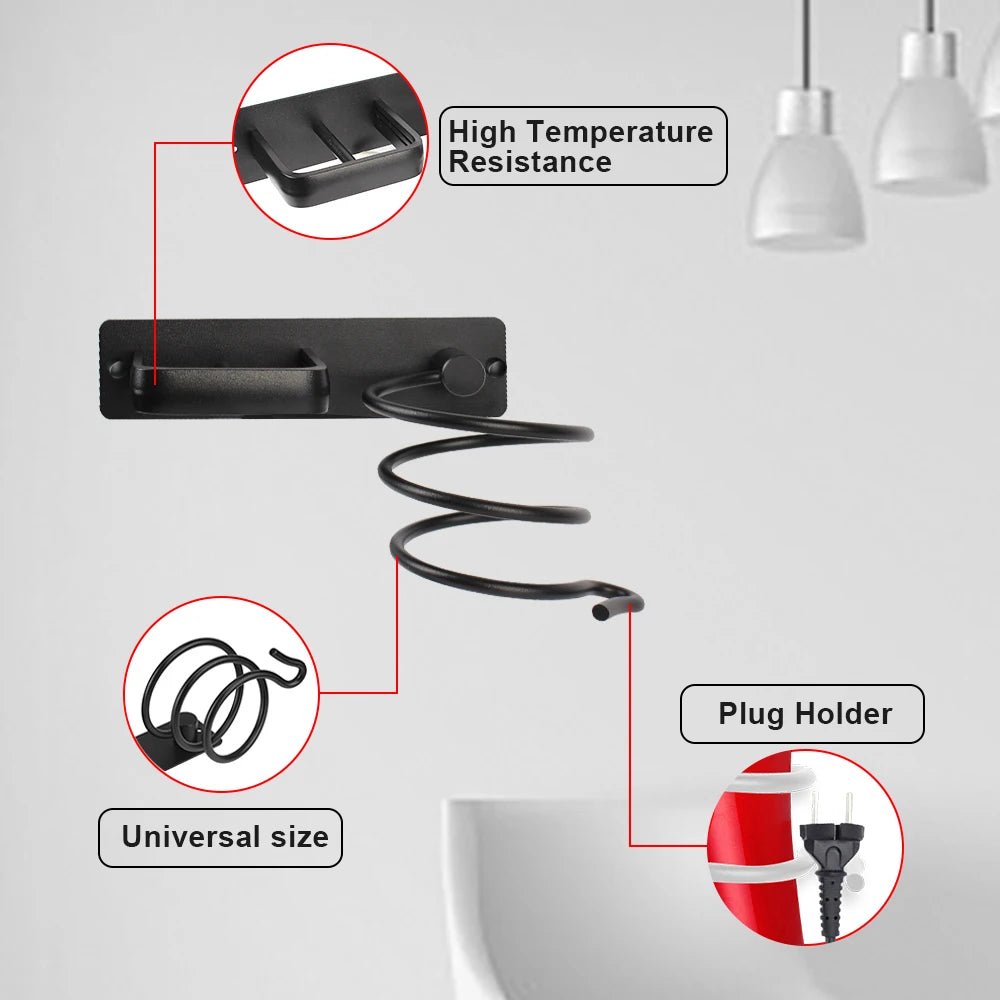 Giá treo máy sấy tóc & kệ lưu trữ tường tiện lợi - Daisan Store