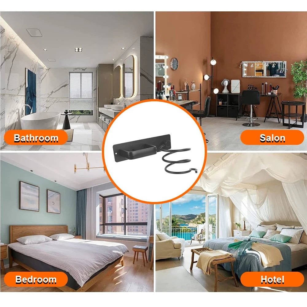 Giá treo máy sấy tóc & kệ lưu trữ tường tiện lợi - Daisan Store