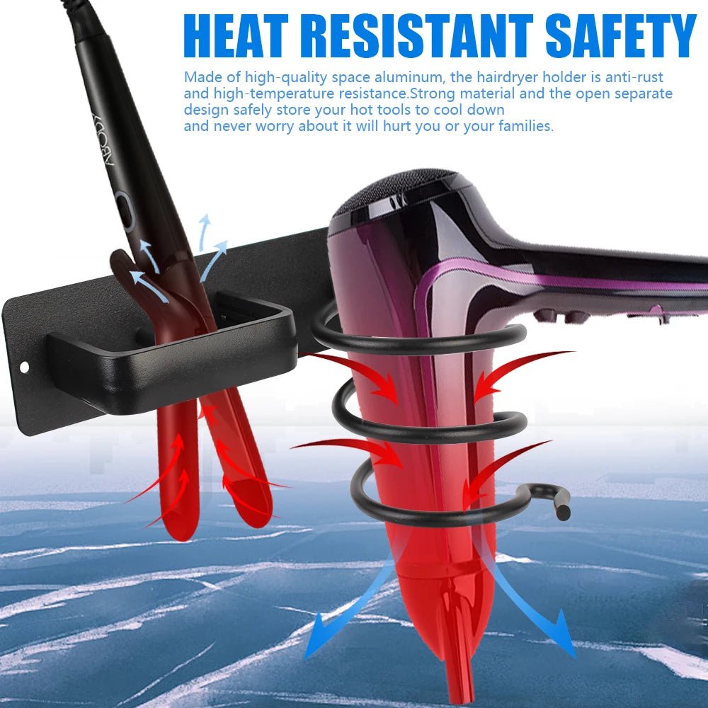 Giá treo máy sấy tóc & kệ lưu trữ tường tiện lợi - Daisan Store