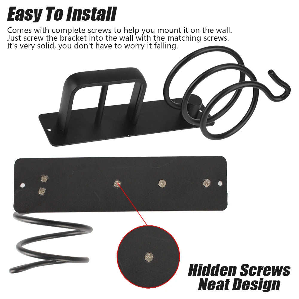 Giá treo máy sấy tóc & kệ lưu trữ tường tiện lợi - Daisan Store