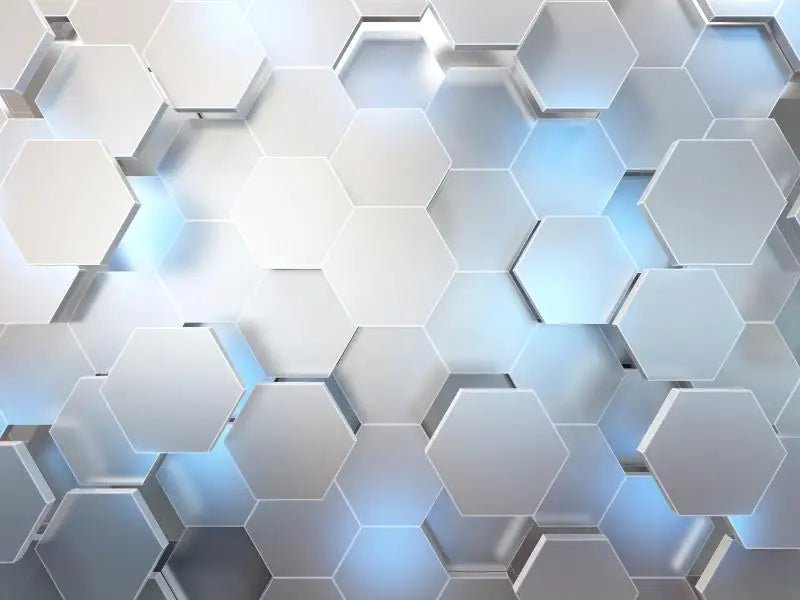 Giay Dan Tuong 3D Geometric Danh Cho Barber Shop Van Phong - Daisan Store