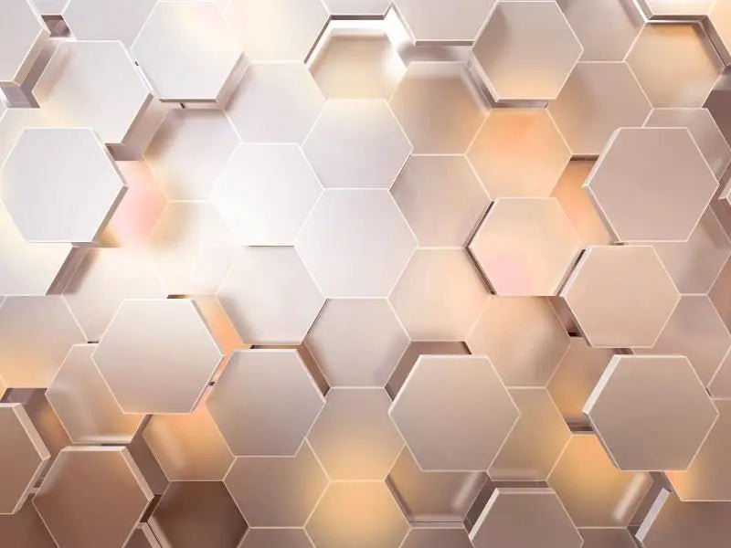 Giay Dan Tuong 3D Geometric Danh Cho Barber Shop Van Phong - Daisan Store