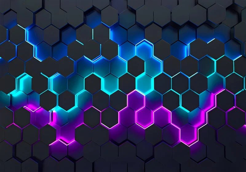 Giay Dan Tuong 3D Geometric Danh Cho Barber Shop Van Phong - Daisan Store