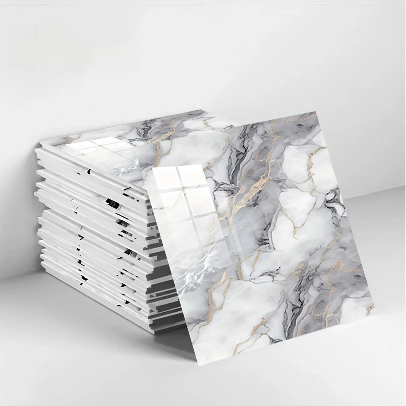 Giấy Dán Tường Foam Marble Dán Tự Dính Phòng Bếp Đẹp - Daisan Store