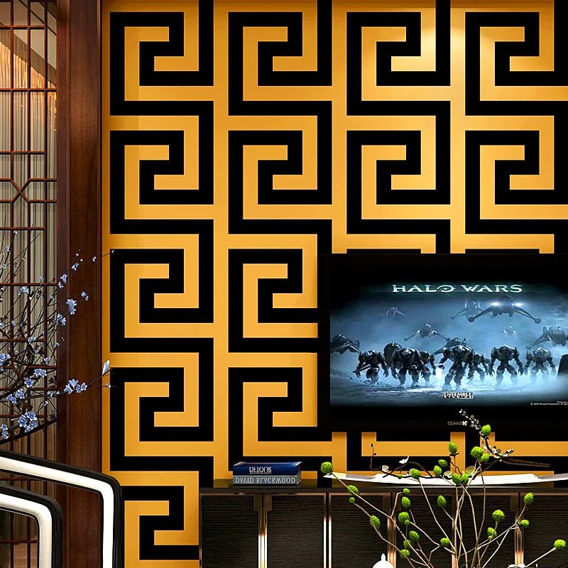 Giấy Dán Tường Hiện Đại Họa Tiết Hy Lạp Chống Nước - Daisan Store