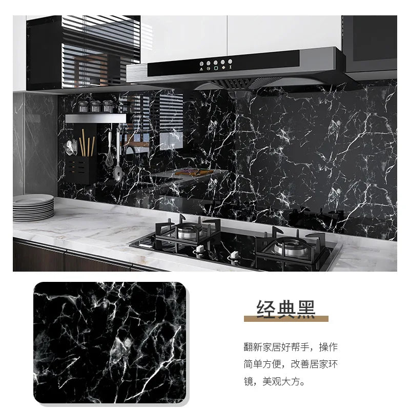 Giay Dan Tuong Marble PVC Dinh 60cm Phong Tam Bep Mat Ban - Daisan Store