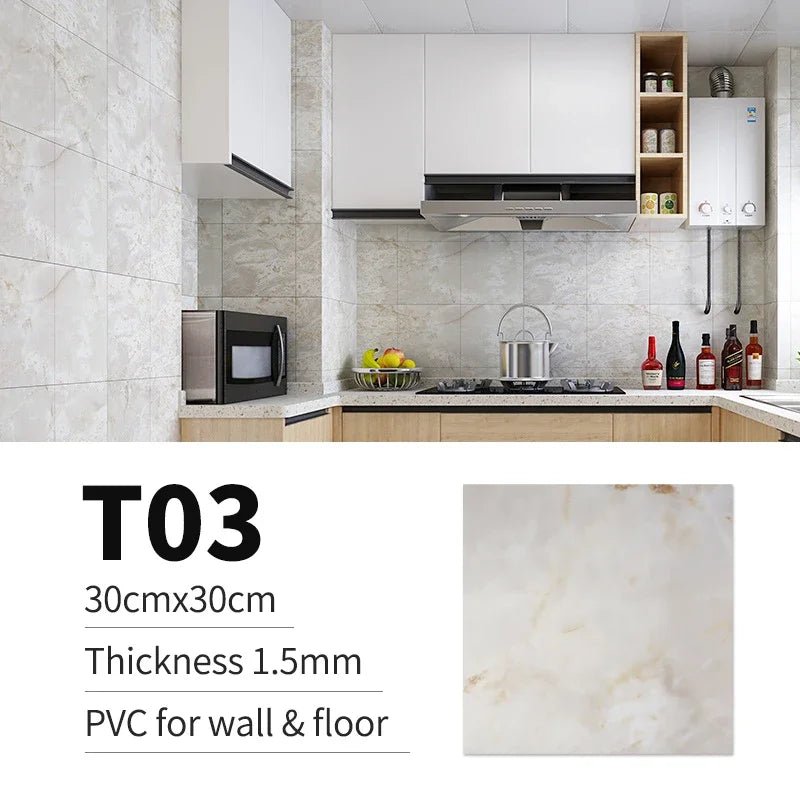 Gói 10 20 30 Miếng Dán Sàn PVC Đá Marble 30x30cm Chống Thấm - Daisan Store