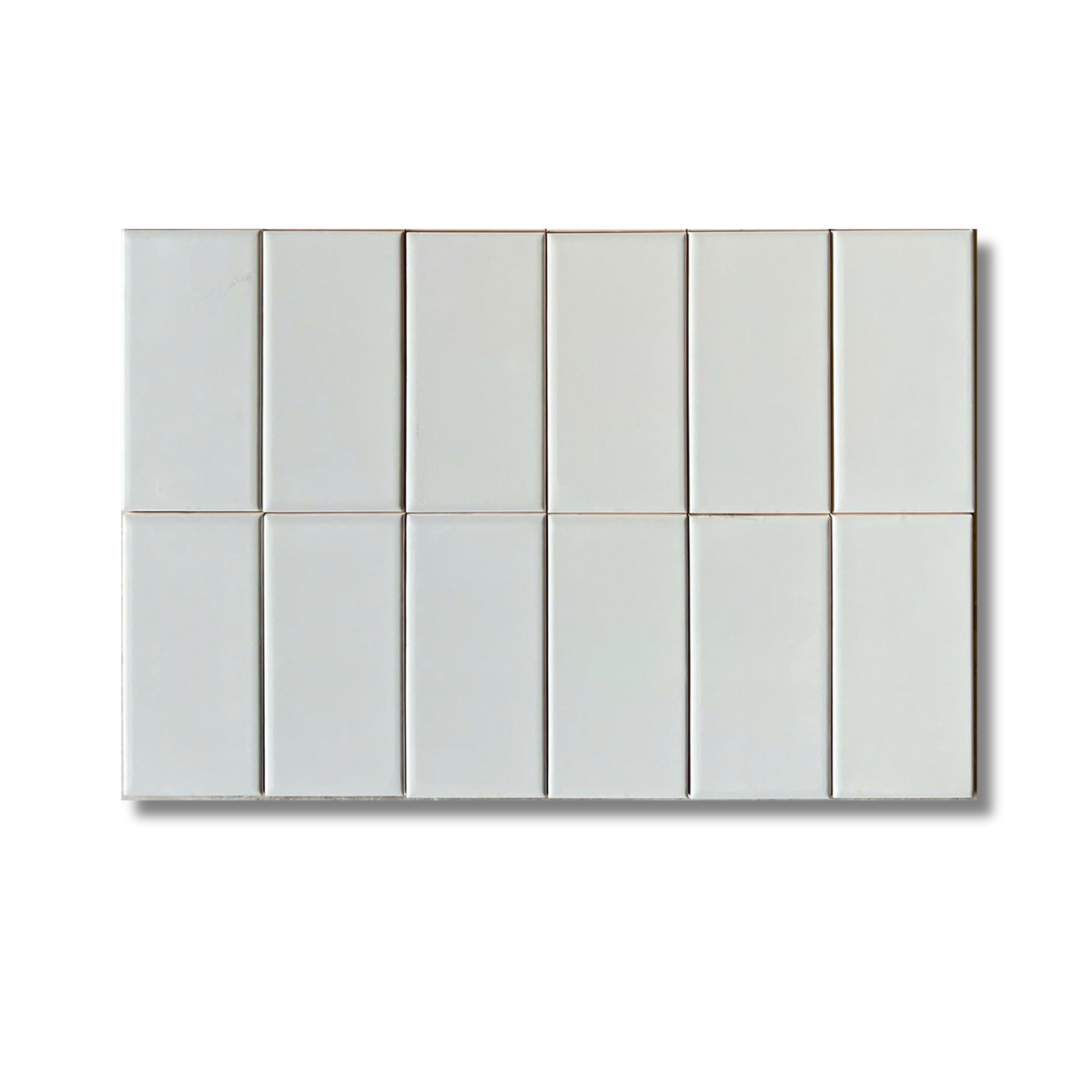 Gạch thẻ Việt Nam KT 75x150mm xám lạnh mờ phẳng loại 1 mã GR0306M