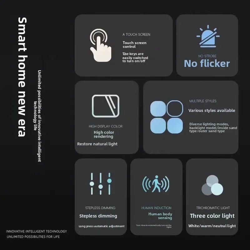 Gương Đèn LED Thông Minh Chống Mờ 50CM Cảm Ứng - Daisan Store