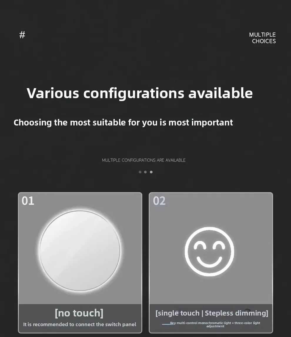 Gương Đèn LED Thông Minh Chống Mờ 50CM Cảm Ứng - Daisan Store