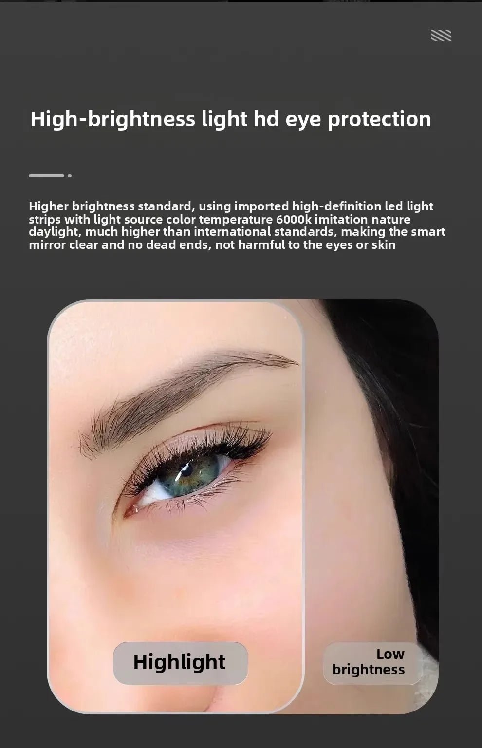 Gương Đèn LED Thông Minh Chống Mờ 50CM Cảm Ứng - Daisan Store