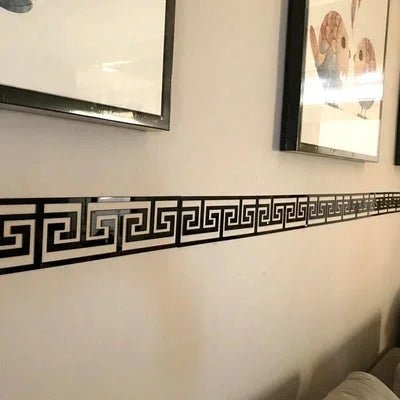 Guong Gan Tuong Acrylic Vien 10x10cm Bo 10 Trang Tri Nha - Daisan Store