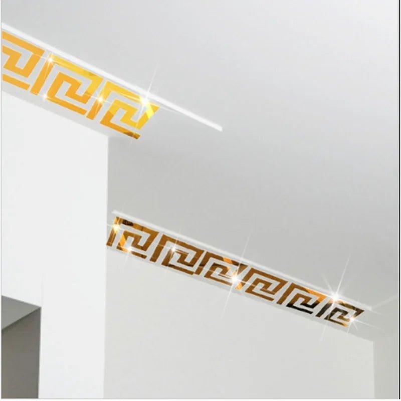 Guong Gan Tuong Acrylic Vien 10x10cm Bo 10 Trang Tri Nha - Daisan Store