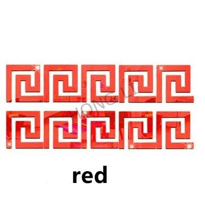 Guong Gan Tuong Acrylic Vien 10x10cm Bo 10 Trang Tri Nha - Daisan Store