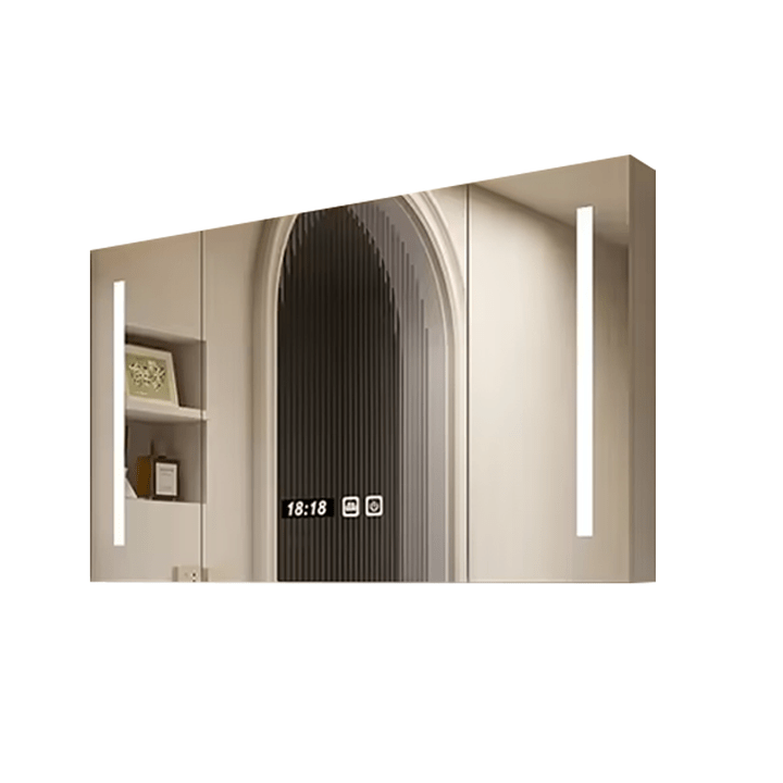 Gương thông minh LED vuông hiện đại chống sương mù gắn tường cảm ứng cảm biến nóng phòng tắm phòng ngủ dễ dàng lắp đặt treo tường - Daisan Store