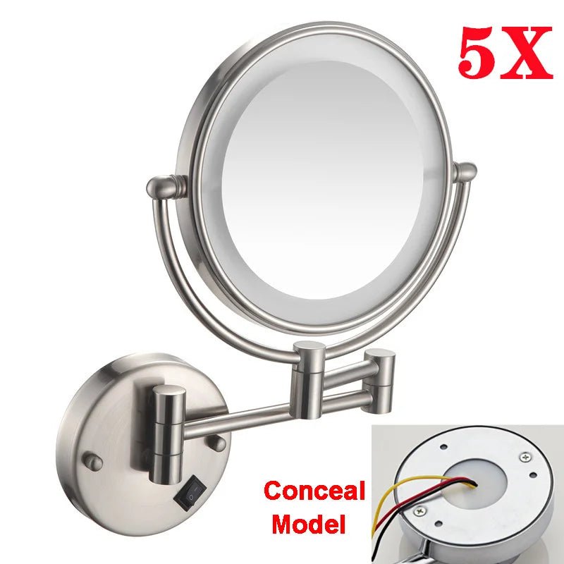 Gương Trang Điểm Khách Sạn LED Vàng Chải Cao Cấp - Daisan Store